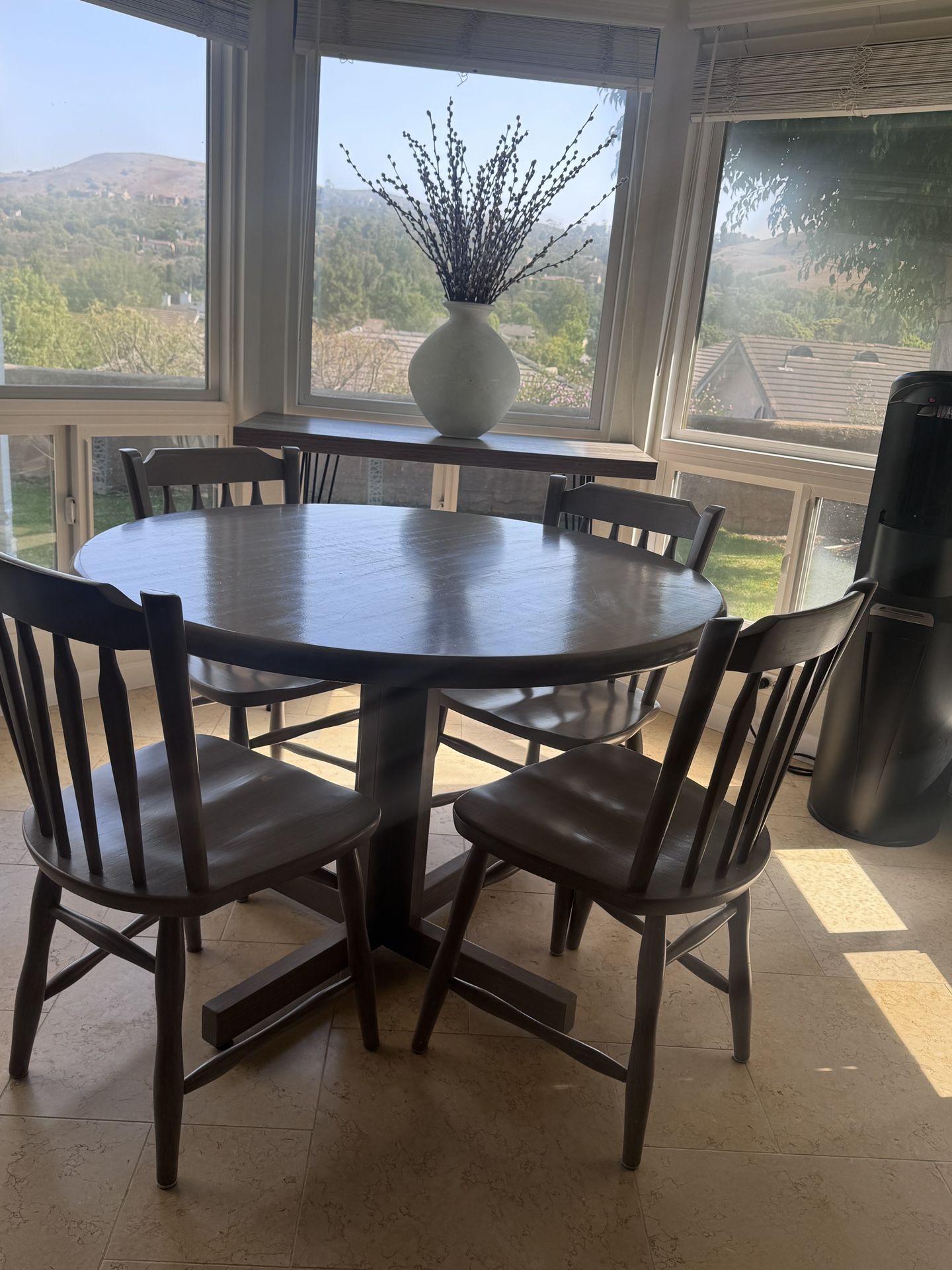 Solid Wood Dining Table & Chairs