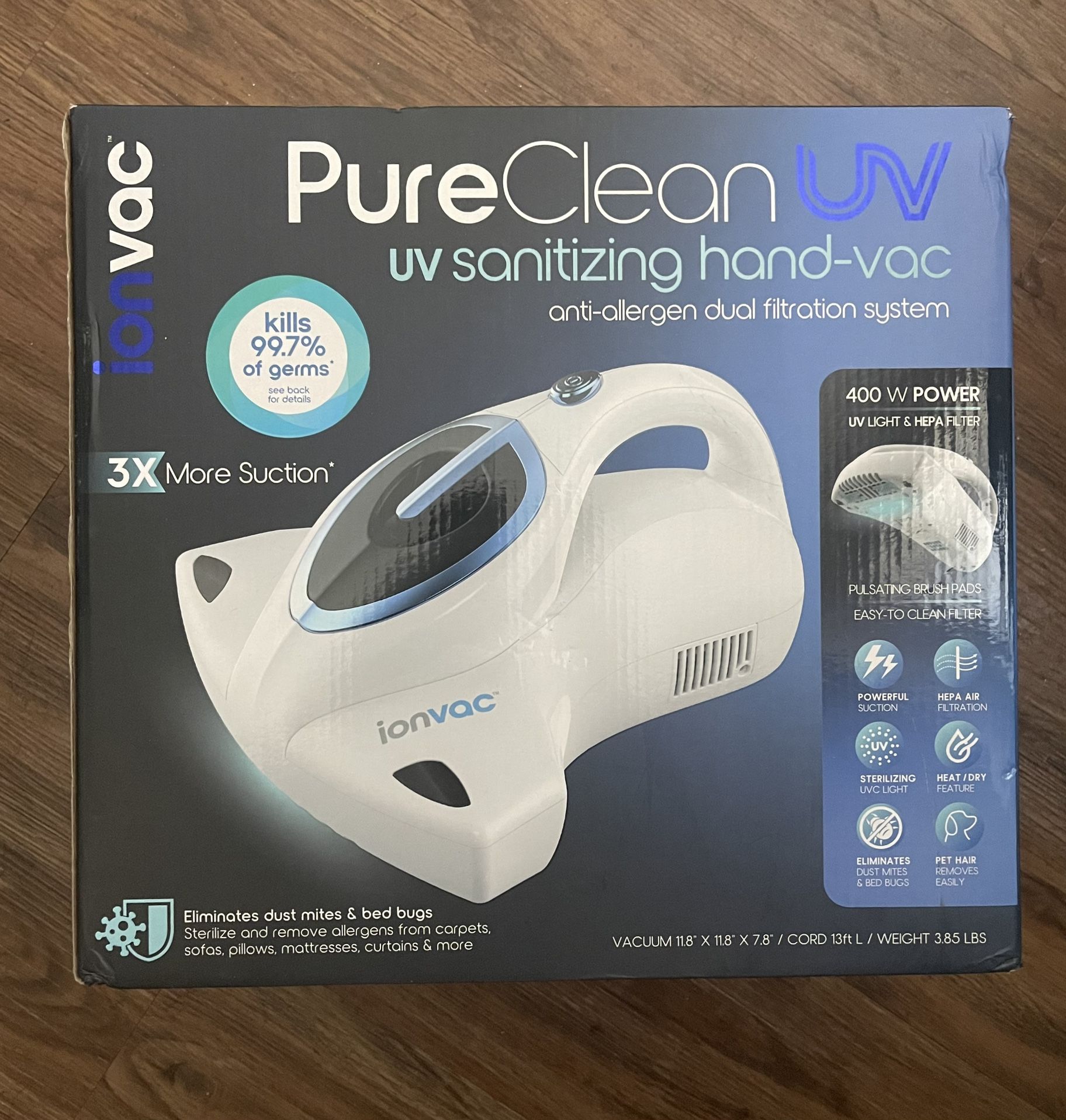 PureClean UV hand-vac