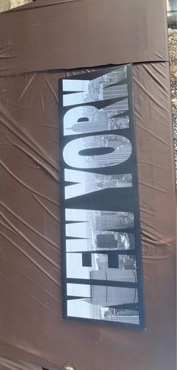 New york decorative sign