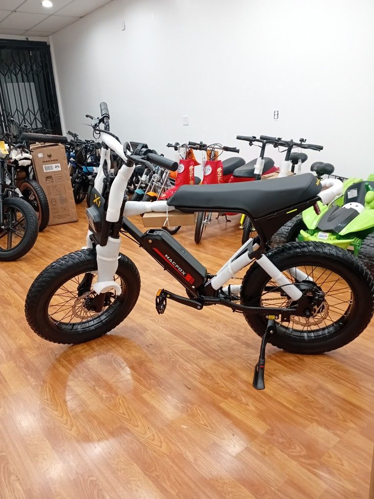 New Macfox Ebike 25mph Speed | 4O Mile Range Electric Bicycle