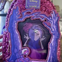 Loungefly Disney Sword in the Stone Madam Mim Lenticular Sequin UK Excl Backpack