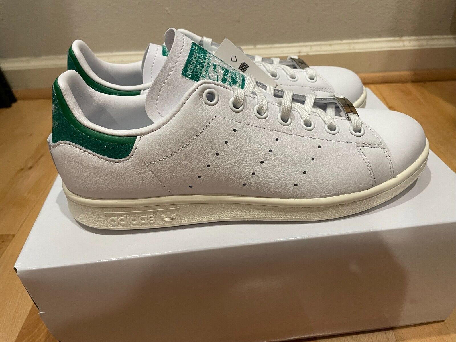 Adidas STAN SMITH SWAROVSKI CRYSTALS Shoe Mens 7 Womens 8 Brand New