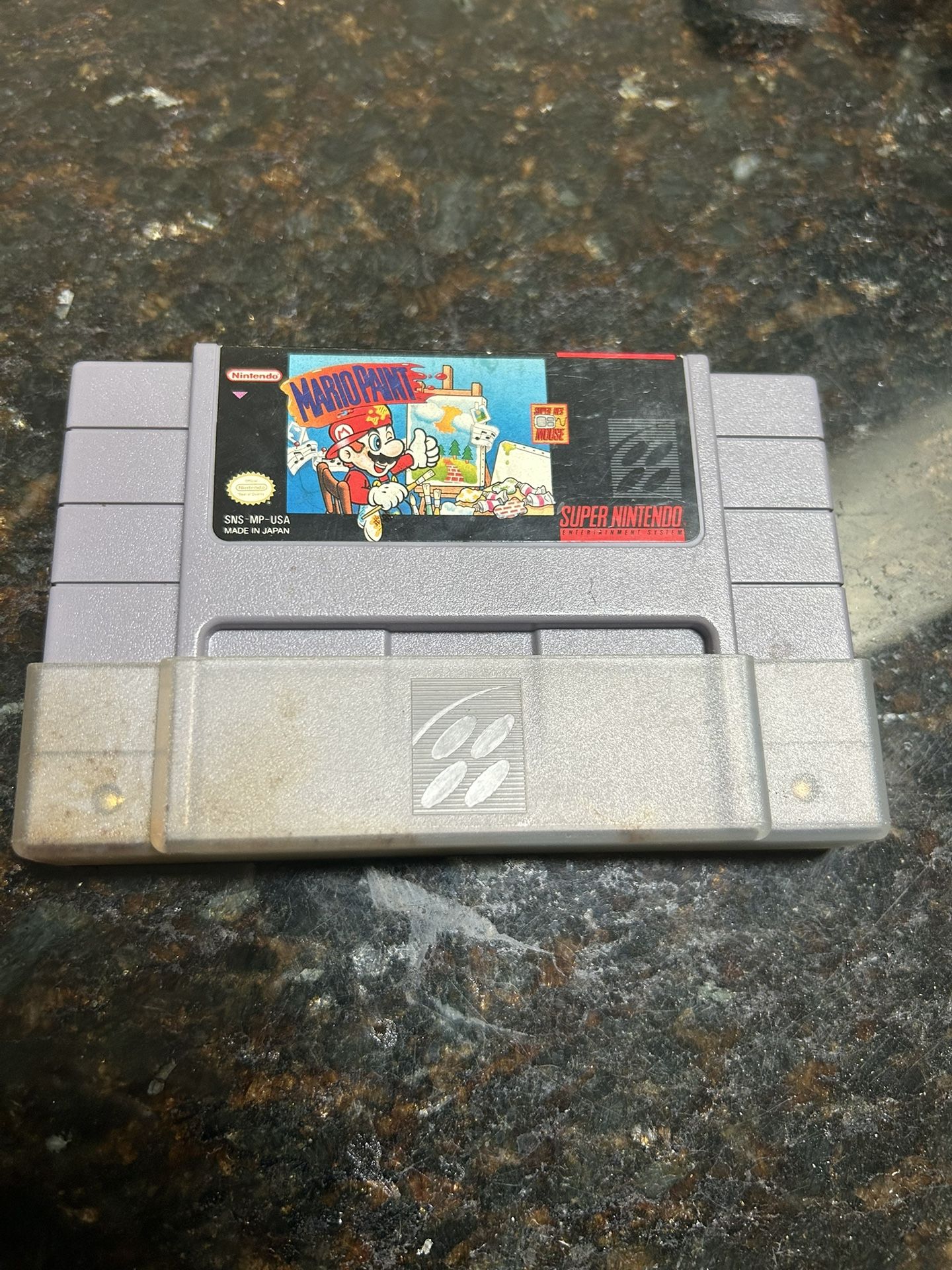 Mario Paint (Super Nintendo Entertainment System, 1992) SNES Tested Cartridge