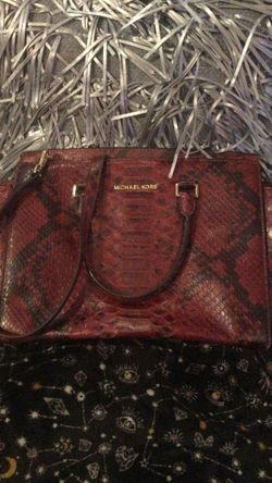 Michael Kors burgundy bag