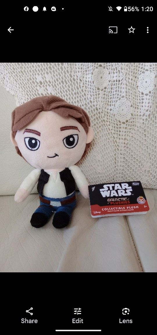 Funko brand ' Hans Solo ' Plush Collectable