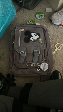 Disneyland Pin Backpack With Pins