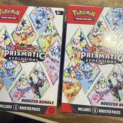 Pokémon Prismatic Evolution Scarlet And Violet Booster Bundle