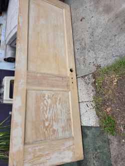 Wood door