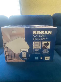 Broan bath fan with Humidity sensor