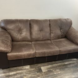 3-Seater Leather Couch
