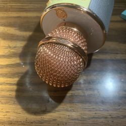 iJoy Bluetooth Speaker & Karaoke Microphone, Open Mic | Rose Gold