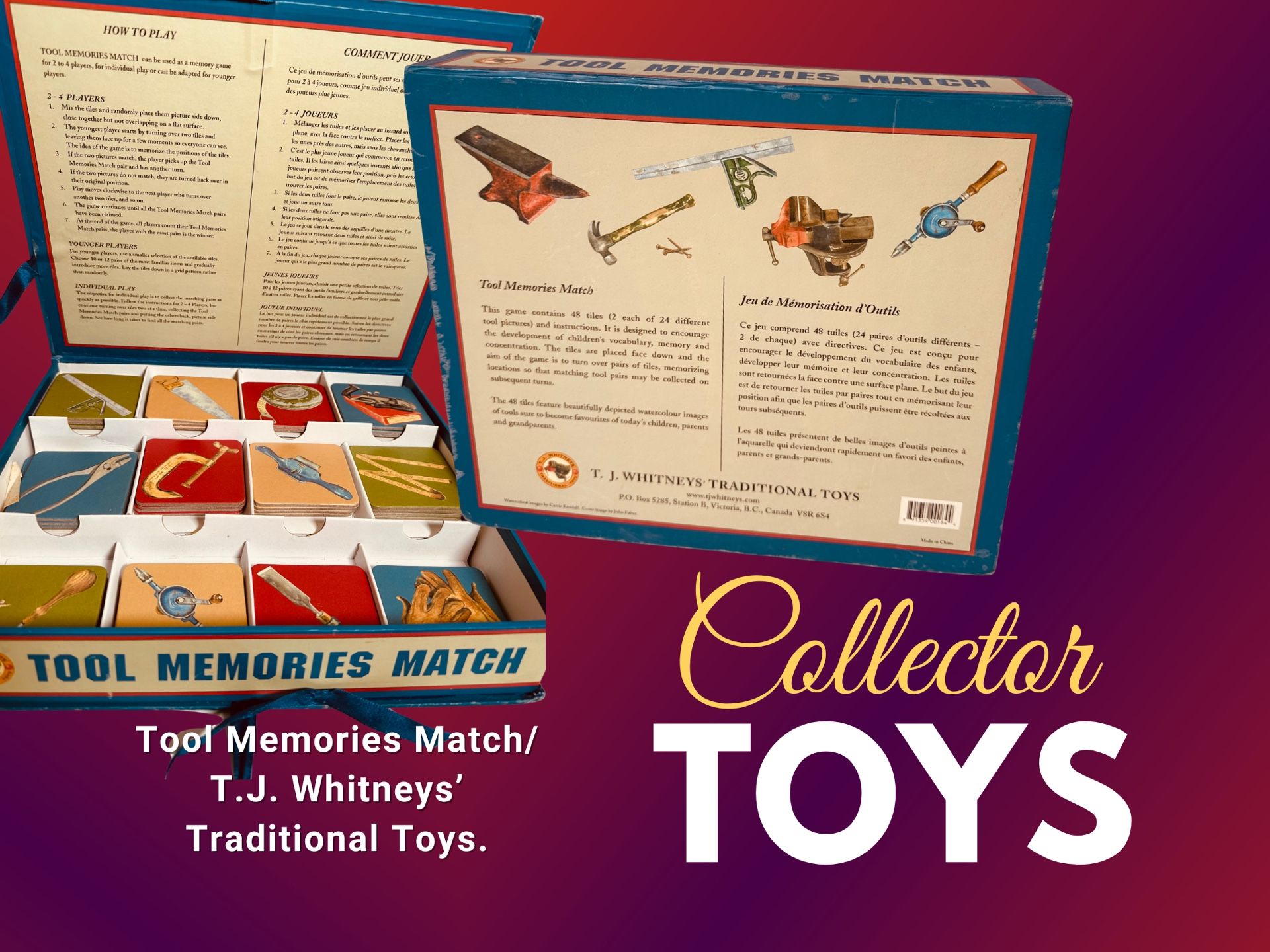 Tool Memories By T.J. Whitney’s Traditional Toys.