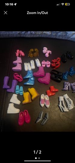 Barbie and other Doll shoes lot