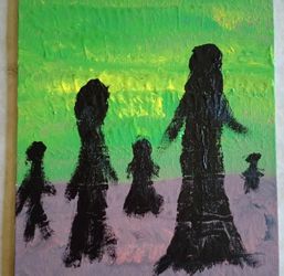 Original Artwork Acrylic on Canvas Board 10" x 8" *40.00* Home Decor Artwork
