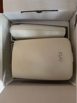NETGEAR Orbi RBK853 Tri-Band Mesh Wi-Fi 6 System (Set of  2)