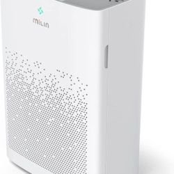 HEPA Filter Air Purifier, MILIN Air Purifier for Large Room, Air Cleaner with 5 Modes, Sleep Auto Mode, Odor Eliminator for Smoke, Pet, PM2.5 Digital