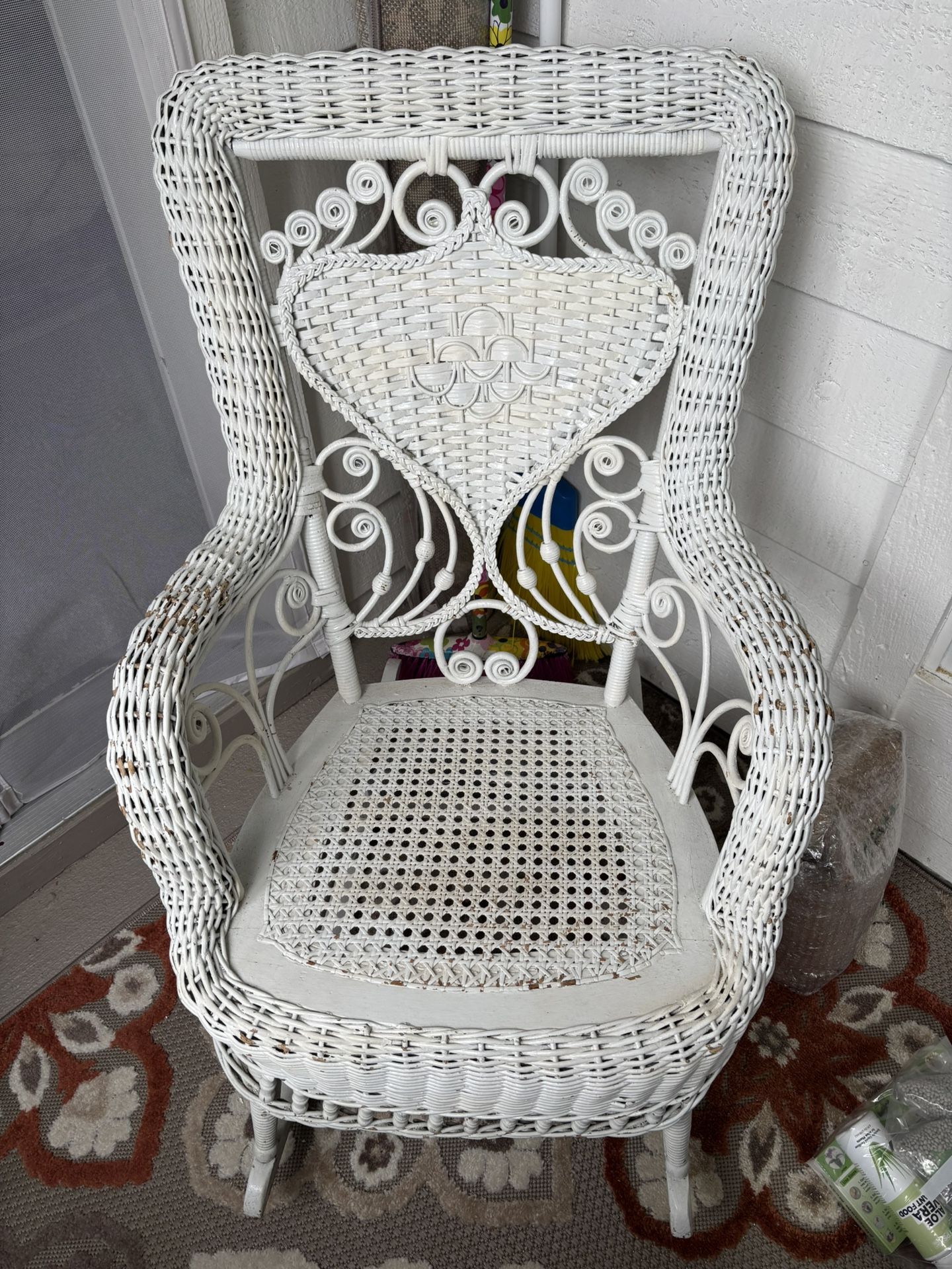 Victorian Wicker Rocker
