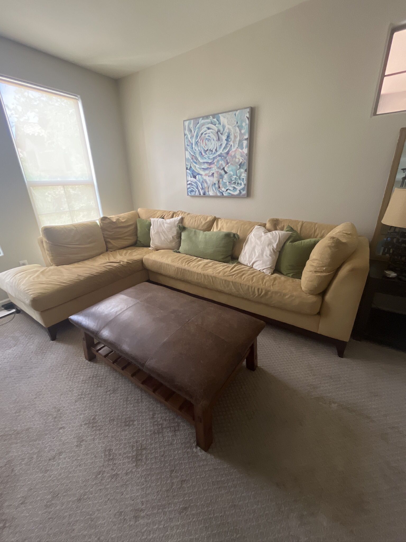 Kravet Sectional Sofa Down Cushions