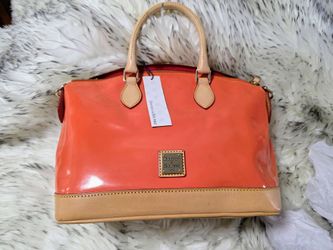 EUC Dooney & BourkeDarcy Orange Patent Leather Satchel
Dooney & Bourke

