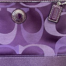 Purple Coach Crossbody Bag