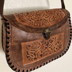 Mexican handmade leather bag 🇲🇽
