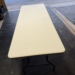 6FT Folding Table Heavy Duty Plastic – Portable Event/Party Tables (Set of 2)