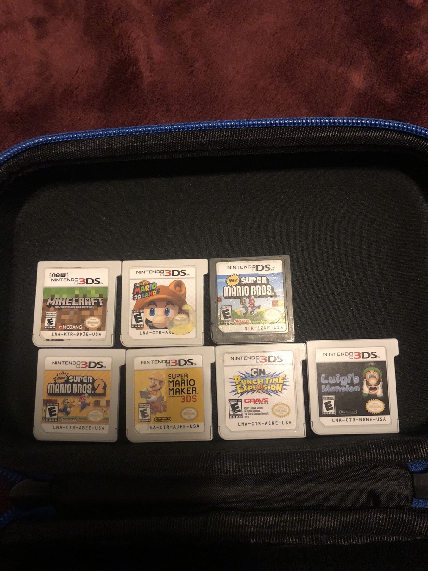3ds games and case