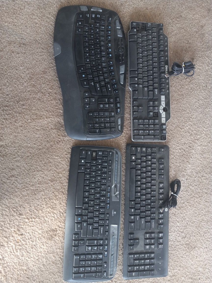 KEYBOARD LOT X4