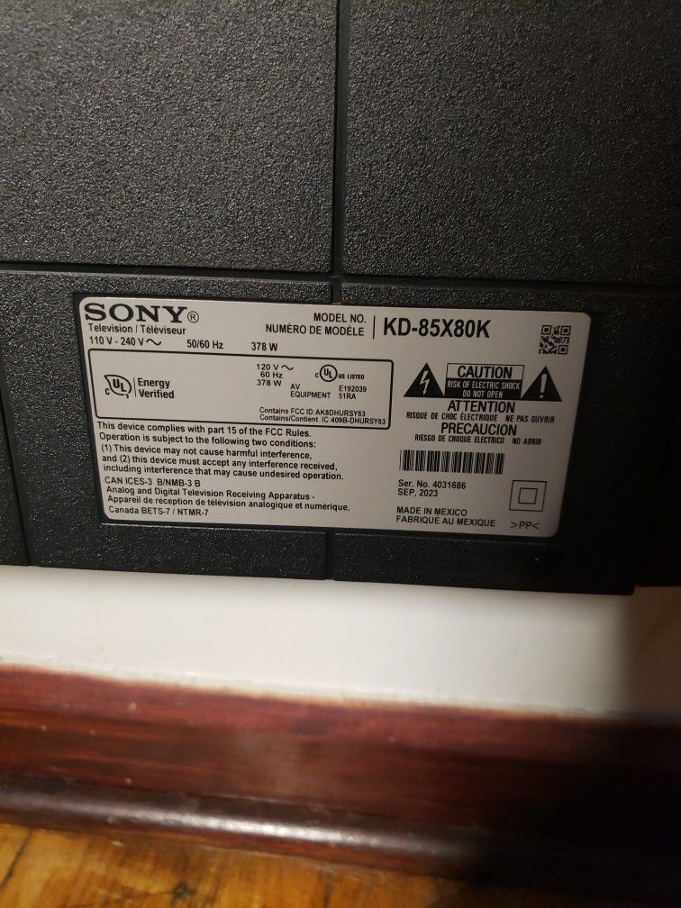 Sony KD-85x80K