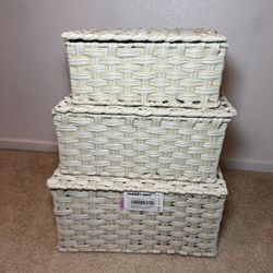 Storage Baskets Set Of 3