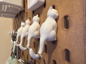 Cat Pegboard Hooks （4 for $15)
