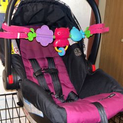 Graco infant car seat with toy