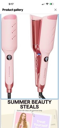 Wavytalk Power Wave Hair Crimper, Curling Iron