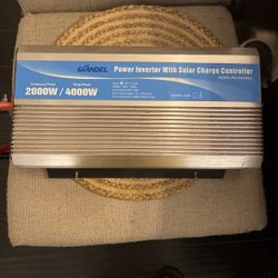 Power Inverter With Solar Charge Controller