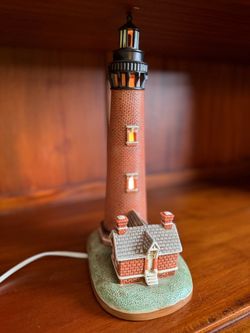 Ceramic Lighthouse - Lefton Vintage Currituck NC -