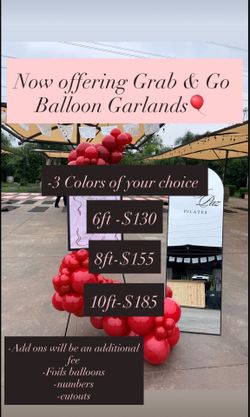 Grab and Go Balloon garlands