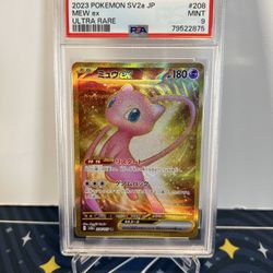 Mew ex Ultra Rare Pokemon 151 PSA 9