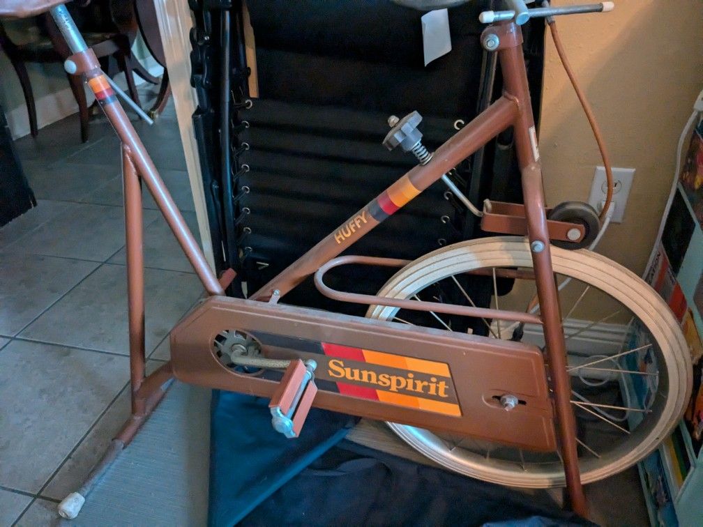 Vintage Huffy Stationary Bicycle