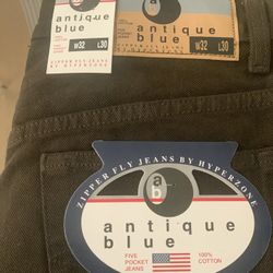 New  Antique Blue  100 % Cotton Jeans.
