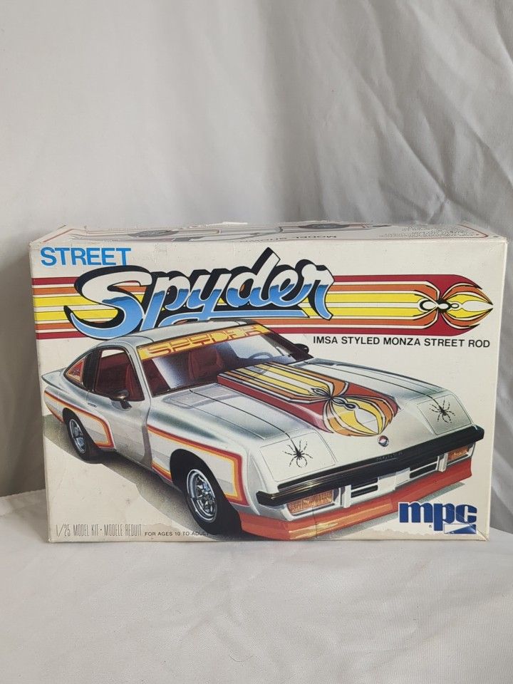 Vintage MPC Chevy Monza Street Spyder 1/25 Scale Model Kit #1-0722 Unassembled