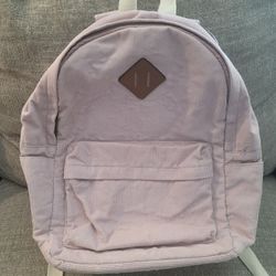 Pink Corduroy Backpack