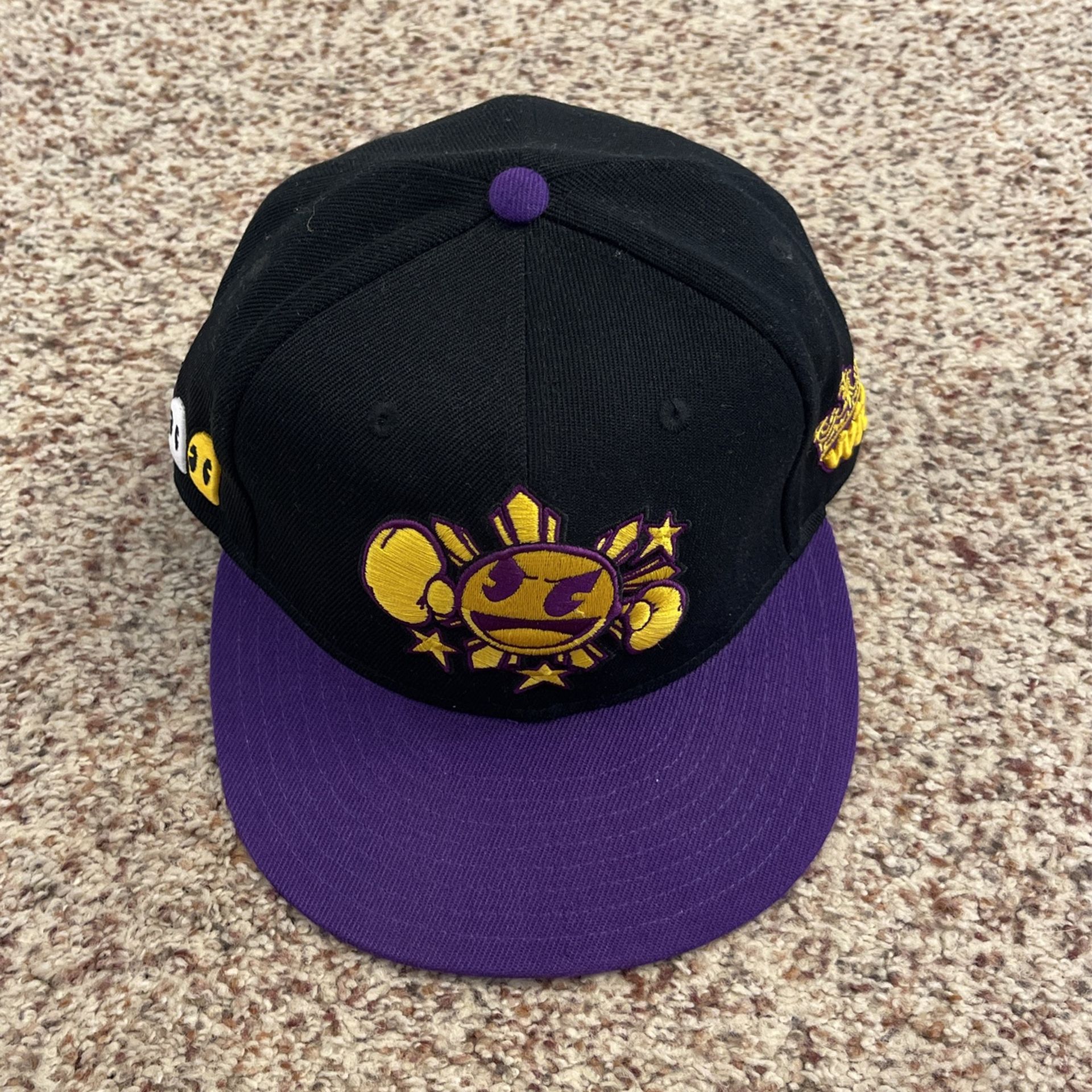 Lakers & Manny Pacquiao Fitted Hat PAC MAN
