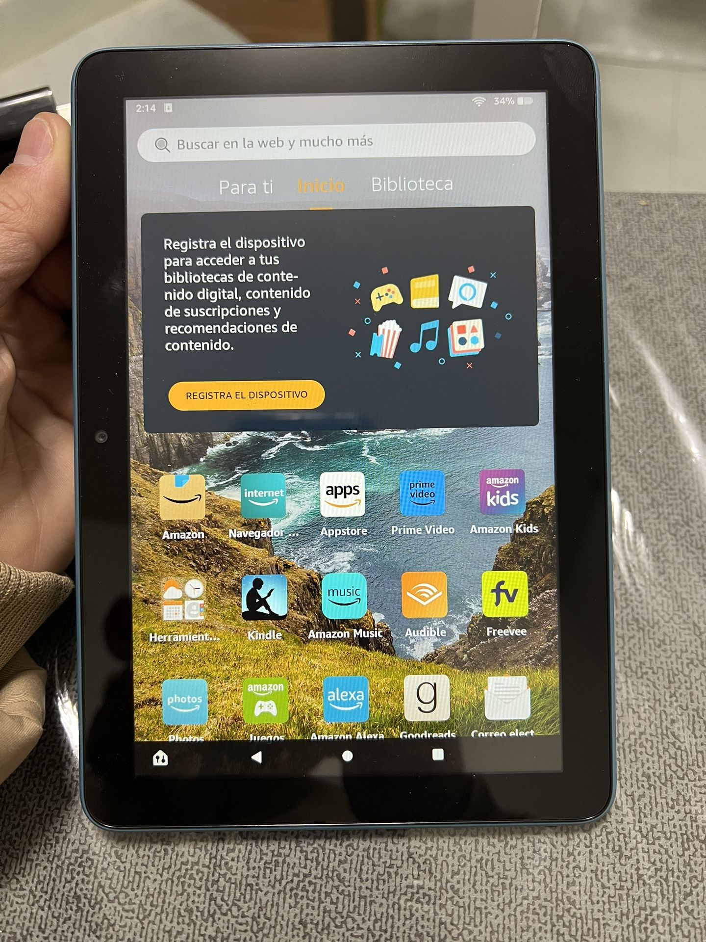 Fire HD 8 amazon tablet