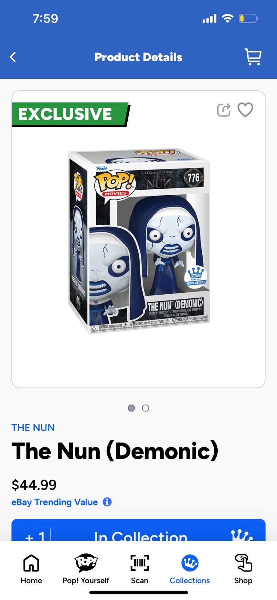 The Nun (Demonic) Funko
