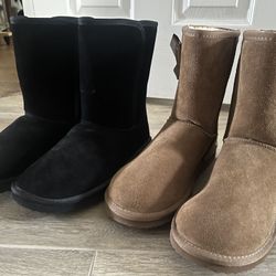 Cozy Fur-Lined Boots – 2 Pairs (Size 11) $20
