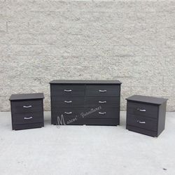 Gray Matte Bedroom Dresser Set!