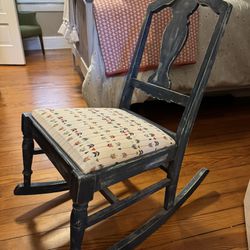 Refinished, Antique, Children’s Rocking Chair 