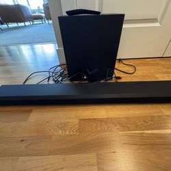 Samsung Soundbar And Wireless Subwoffer