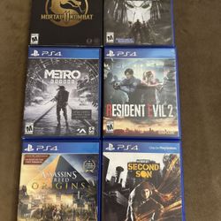 PS4 Games  $10 Each