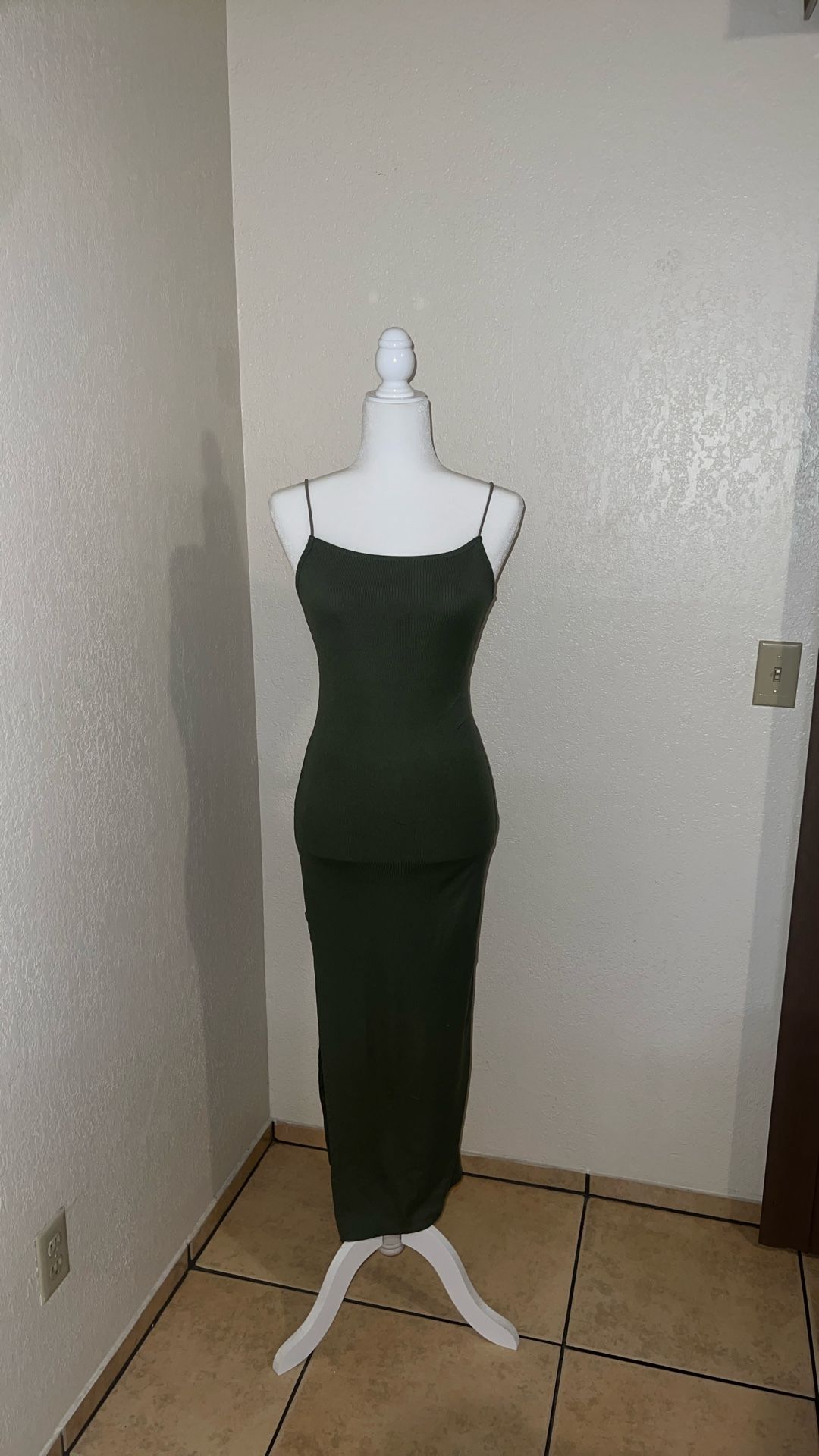 Olive Green Dress